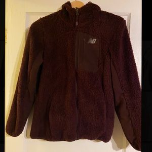 New Balance Fleece Small Zipup with Hood